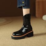 Luxurious Handcrafted Genuine Leather Women's Shoes Elegantly Made(EyunshangxYS6118-1)