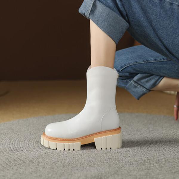 Luxurious Handcrafted Genuine Leather Women's Shoes Elegantly Made(EyunshangxYS6118-1)