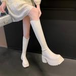 Crafted Elegance: Luxurious Handmade Leather Women's Shoes of Exquisite Quality(EyunshangxYSZ2642-2)