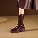 Handcrafted Genuine Leather Women's Shoes - Elegant Luxury with Exquisite Craftsmanship(EyunshangxYS2040)