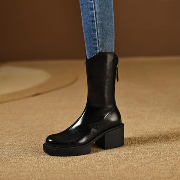 Handcrafted Genuine Leather Women's Shoes - Elegant Luxury with Exquisite Craftsmanship(EyunshangxYS2040)