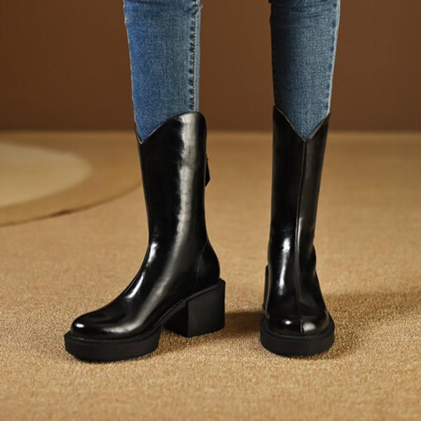 Handcrafted Genuine Leather Women's Shoes - Elegant Luxury with Exquisite Craftsmanship(EyunshangxYS2040)