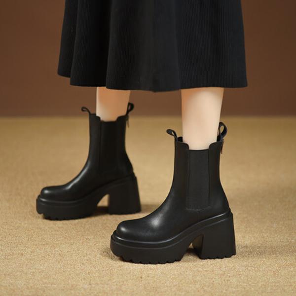 Handcrafted Genuine Leather Women's Shoes: Luxury, Elegance & Quality Craftsmanship(EyunshangxYSC2970-2)