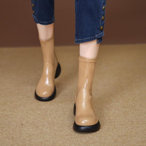 Handcrafted Luxury Leather Women's Shoes: Elegant Artistry & Quality(EyunshangxYSZ2636)