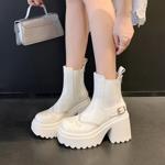 Elegant Handmade Leather Women's Shoes: Craftsmanship & Quality(EyunshangxYSC2965-2)