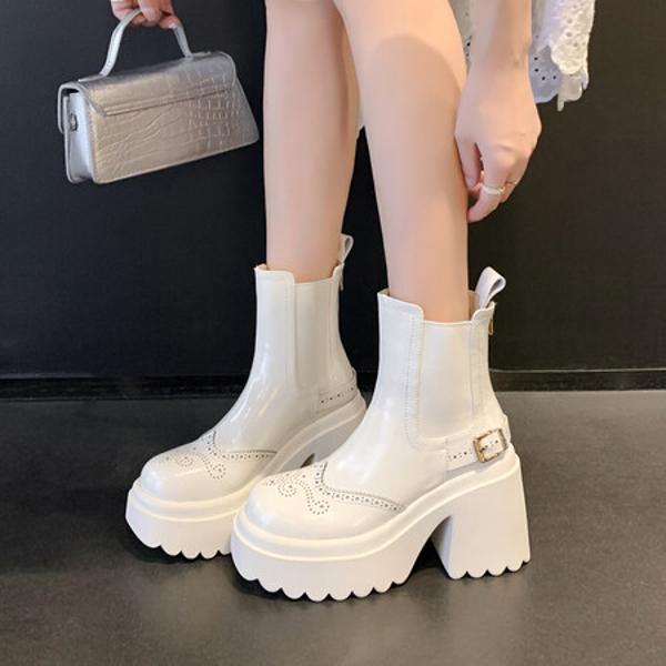 Elegant Handmade Leather Women's Shoes: Craftsmanship & Quality(EyunshangxYSC2965-2)