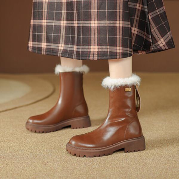 Handcrafted Luxury Leather Women's Shoes for Elegant Style(EyunshangxYS6104)