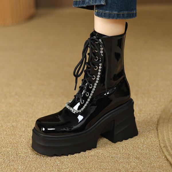 Handcrafted Luxury Leather Women's Shoes - Elegant Quality(EyunshangxYSM1605)