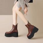 Elegant Handmade Leather Women's Shoes: Luxurious Craftsmanship(EyunshangxYSM3117)