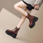 Elegant Handmade Leather Women's Shoes: Luxurious Craftsmanship(EyunshangxYSM3117)