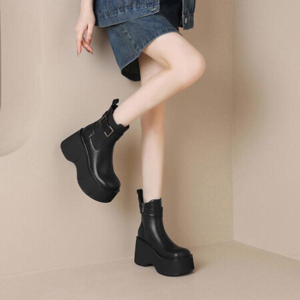 Elegant Handmade Leather Women's Shoes: Luxurious Craftsmanship(EyunshangxYSM3117)