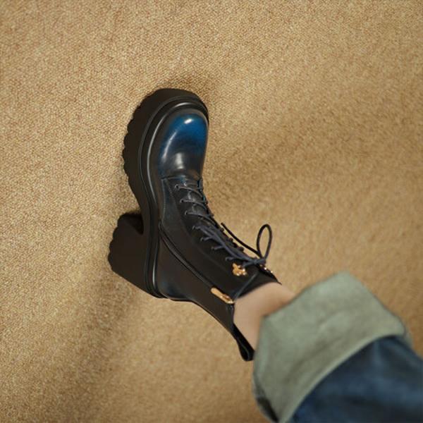 Elegant Handcrafted Genuine Leather Women's Shoes(EyunshangxYSC2963)