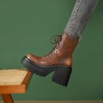 Elegant Handcrafted Genuine Leather Women's Shoes(EyunshangxYSC2963)