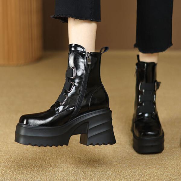 Elegant Handcrafted Leather Women's Shoes of Luxury Quality(EyunshangxYSM1606)