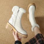 Exquisite Handcrafted Leather Women's Shoes for Timeless Elegance(EyunshangxYSM6105)