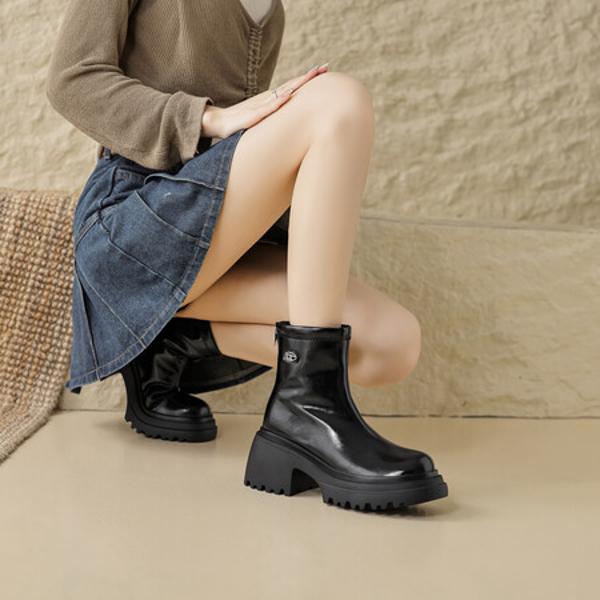 Handcrafted Genuine Leather Women’s Shoes: Elegant Luxury with Exquisite Craftsmanship(EyunshangxC2329-2)