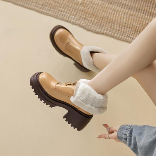 Elegant Handmade Genuine Leather Women's Shoes(EyunshangxC2334-2)