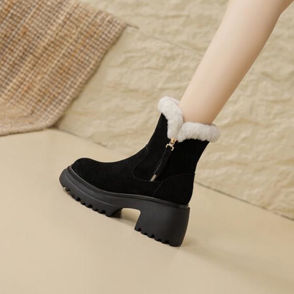 Handcrafted Luxury Leather Women's Shoes - Elegant Craftsmanship(EyunshangxC2335-2)