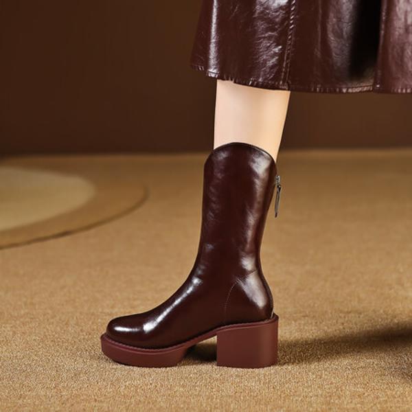 Handcrafted Luxury Leather Women’s Shoes: Elegant Craftsmanship(Eyunshangx2月-40)