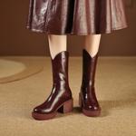 Handcrafted Luxury Leather Women’s Shoes for Elegant Style(EyunshangxQ2040)