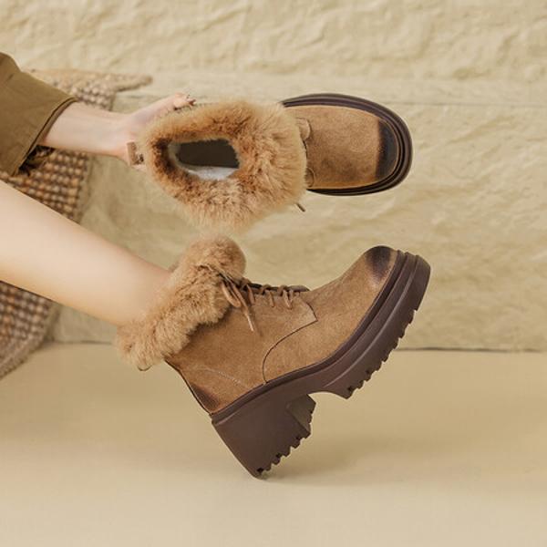 Premium Handcrafted Leather Women's Shoes: Elegance in Every Stitch(EyunshangxW2327)