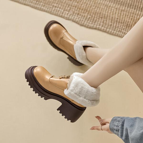 Exquisite Handmade Leather Women's Shoes: A Fusion of Luxury and Craftsmanship(EyunshangxW2334)