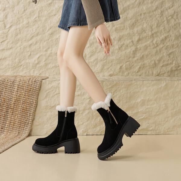 Elegant Handcrafted Leather Women's Shoes - Luxury Craftsmanship(EyunshangxG2335)