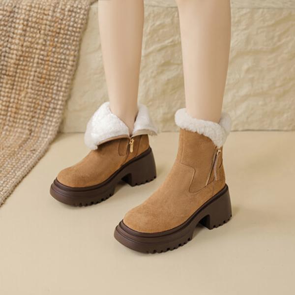 Elegant Handcrafted Leather Women's Shoes - Luxury Craftsmanship(EyunshangxG2335)