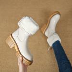 Exquisite Handcrafted Leather Women's Shoes for Luxurious Elegance(EyunshangxY2503)