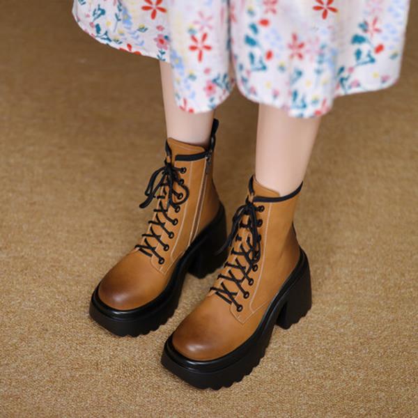 Handcrafted Luxury Leather Women’s Shoes: Timeless Elegance(EyunshangxW2997)