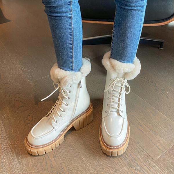 Elegant Handmade Genuine Leather Women's Shoes - Exquisite Craftsmanship(EyunshangxU5066-1)