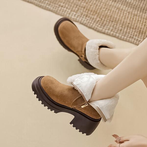 Handcrafted Leather Women's Shoes: Luxurious Elegance & Quality(EyunshangxS2331)