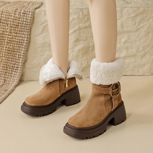 Handcrafted Leather Women's Shoes: Luxurious Elegance & Quality(EyunshangxS2331)