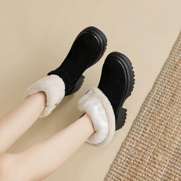 Elegant Handcrafted Genuine Leather Women's Shoes - Luxurious Quality(EyunshangxU-2331)