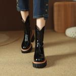 Exquisite Handcrafted Leather Women's Shoes: A Touch of Luxury and Elegance(EyunshangxA6118-1)