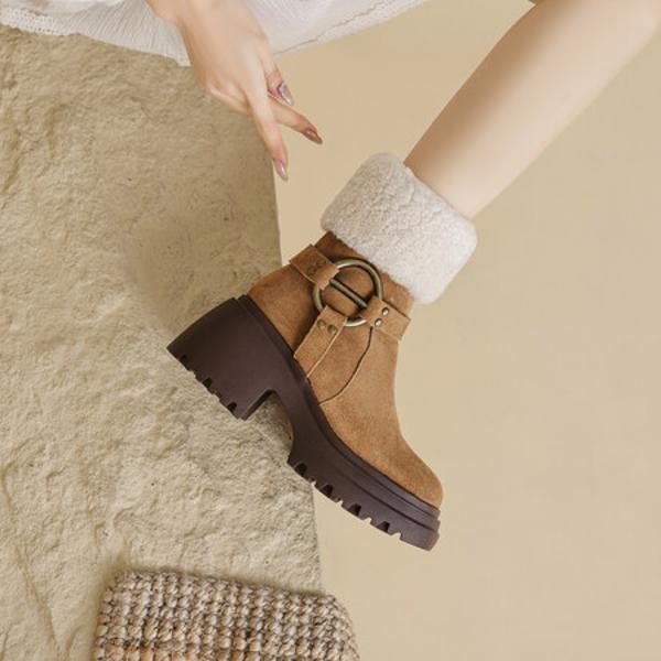 Handcrafted Genuine Leather Women's Shoes: Elegant Luxury with Superior Craftsmanship(EyunshangxB-2331)