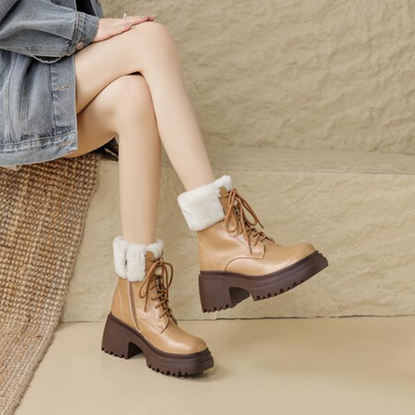 Handcrafted Genuine Leather Women's Shoes: Exquisite Quality and Timeless Elegance(EyunshangxB2332)