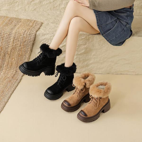 Luxury Handcrafted Genuine Leather Women's Shoes for Elegant Style(EyunshangxB2327)