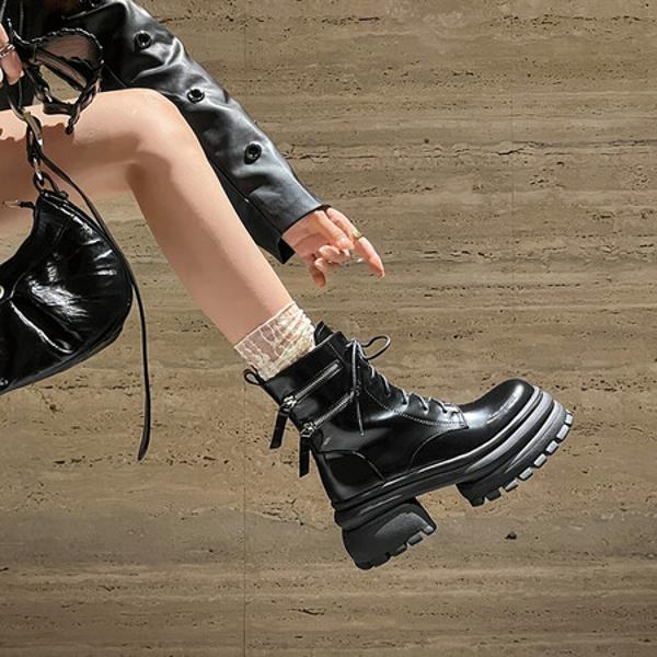 Handcrafted Leather Women's Shoes: Exquisite Elegance & Luxury(EyunshangxC2307-1)