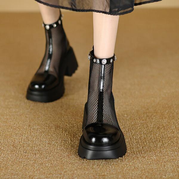 Luxurious Handcrafted Leather Women's Shoes(EyunshangxM2870-1)