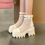 Handcrafted Luxury Leather Women's Shoes: Elegance in Every Stitch(EyunshangxA2717-1)