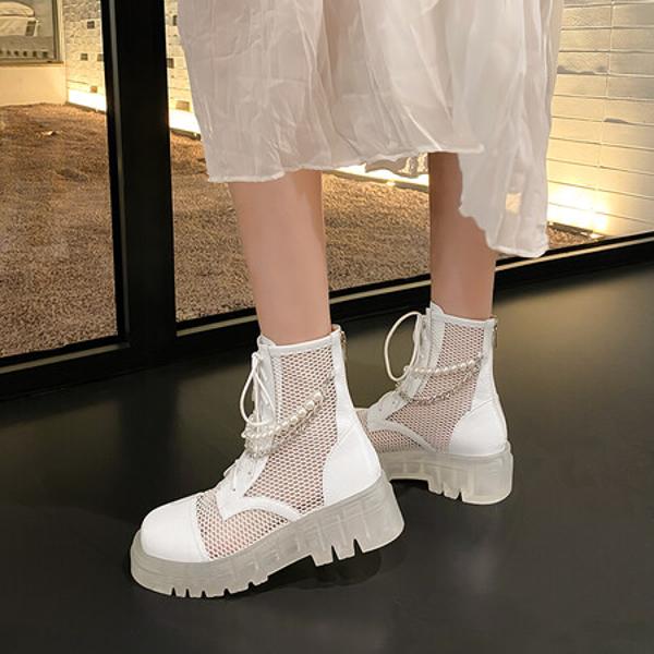 Elegant Handcrafted Genuine Leather Women's Shoes(Eyunshangx1月-88)