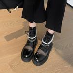 Elegant Handcrafted Genuine Leather Women's Shoes(Eyunshangx1月-88)