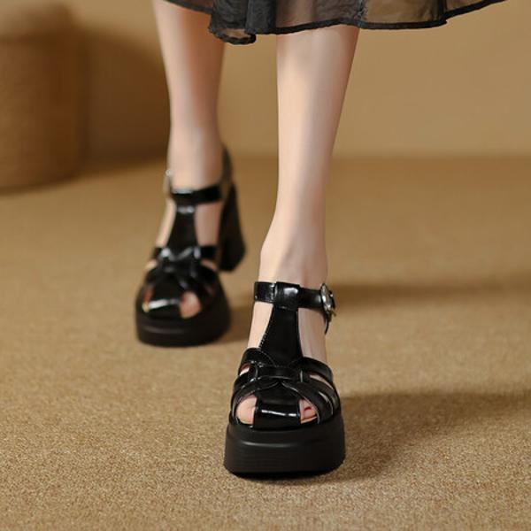 Handcrafted Leather Women's Shoes: Elegance Meets Luxury(EyunshangxAC2937)