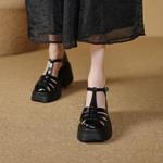 Handcrafted Luxury Leather Women's Shoes: Elegance in Every Stitch(EyunshangxM3114)