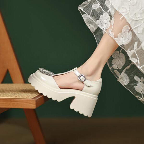 Handcrafted Luxury Leather Women's Shoes: Elegance in Every Stitch(EyunshangxC2933)