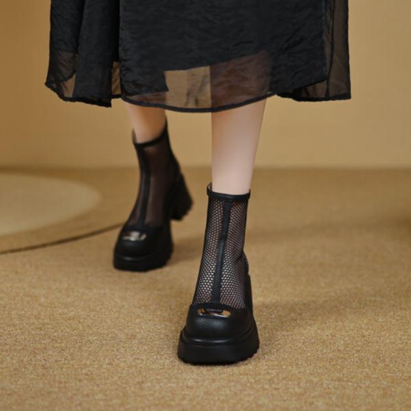 Handcrafted Luxury Leather Women's Shoes: Elegance Redefined(EyunshangxC2917)