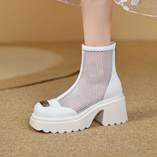 Handcrafted Luxury Leather Women's Shoes with Elegant Craftsmanship(EyunshangxC2917-1)