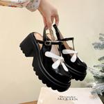 Elegant Handcrafted Leather Women's Shoes of Exquisite Quality(EyunshangxC2914-1)