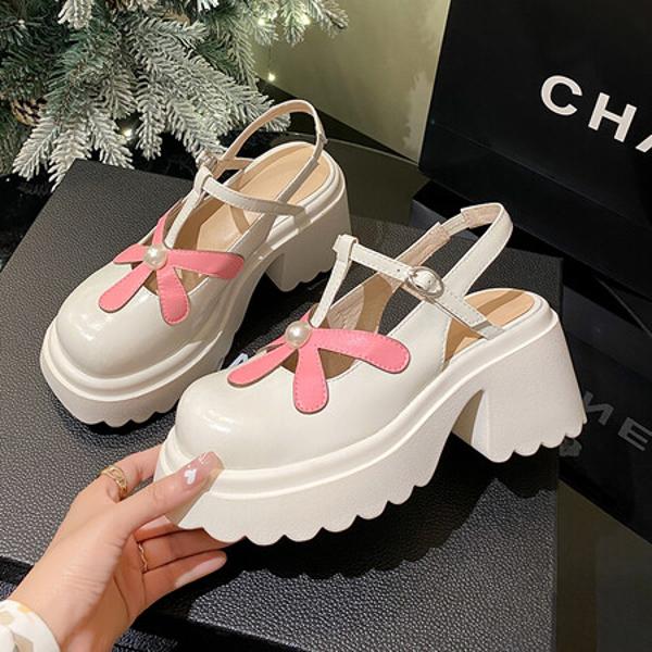 Elegant Handcrafted Leather Women's Shoes of Exquisite Quality(EyunshangxC2914-1)